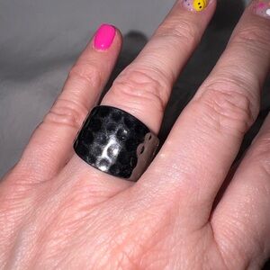 Hammered Silver Ring